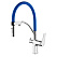 Смеситель Lemark Comfort LM3074C-Blue для кухонной мойки, хром, синий