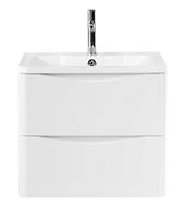 Тумба под раковину BelBagno Acqua ACQUA-700-2C-SO-BL 70 подвесная, Bianco Lucido