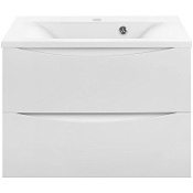 Тумба под раковину Vincea Mia VMC-2MA650GW 65 подвесная, 2 выкатных ящика, G.White