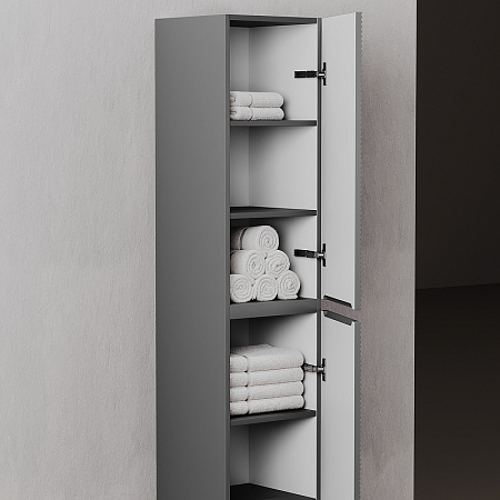 Шкаф-пенал Sancos Folk PFL35GS 35 grey soft