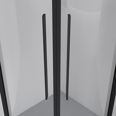 Душевой уголок Niagara Nova NG-6827-34BLACK 100x100x195 стекло прозрачное/профиль черный матовый