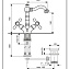 Смеситель Emmevi Deco Old 12615BC для раковины, белый/хром - фото 2