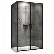 Душевой уголок ABBER Sonnenstrand AG04100BC-S100B прозрачное/черный