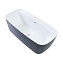 Акриловая ванна Aquanet Family Fine 95778-GW-MB 170х78 Gloss Finish/Black matte черный