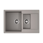 Кухонная мойка Omoikiri Daisen 78-2T-GR 78x51x23 leningrad grey