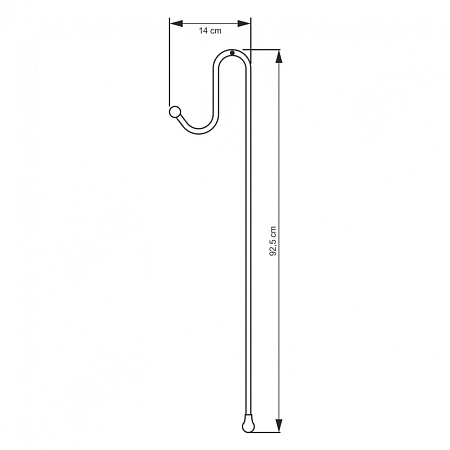 Полка WasserKRAFT K-71133 тройная, хром