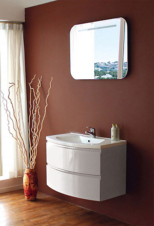 Тумба с раковиной BelBagno Prospero 80 bianco lucido