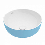 Раковина Villeroy & Boch Artis 417943BCW1 43х43 см, Frost серо-голубая