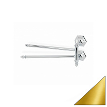 Полотенцедержатель Stil Haus Marte MA16(16) двойной поворотный золото