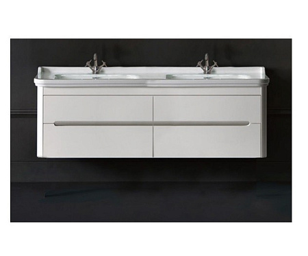 Раковина Kerasan Waldorf 4143K1bi/cr*1 150 c 1 отверстием под смеситель на чашу, белый
