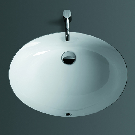 Раковина встраиваемая снизу Simas Top E Lavabi D'Arredo S 53 bia 58x43,5x22 без отверстия под смесит