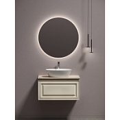 Мебель для ванной со столешницей Sancos Very 80 VR80CE+TT80A2X Beige Soft/Kreman