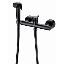 Гигиенический душ со смесителем Bravat D9141BW-RUS черный