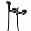 Гигиенический душ со смесителем Bravat D9141BW-RUS черный