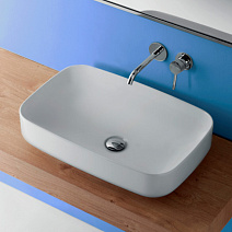 Раковина Kerasan Tribeca 514130 60 без отверстия под смеситель, белый матовый