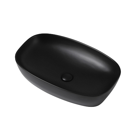 Раковина накладная ABBER Rechteck AC2206MB черный матовый