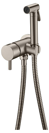 Гигиенический душ со смесителем Boheme Uno 467-NB для биде, никель