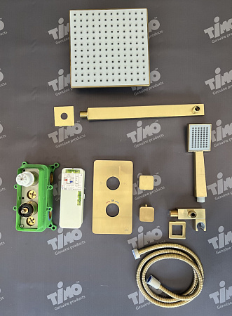 Душевой комплект Timo Petruma SX-5059/17SM золото