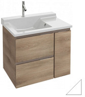 Тумба под раковину Jacob Delafon Soprano EB1333-N18 80 см, выдвижной ящик, белый глянец