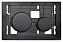 Кнопка смыва Tece Loop Modular 9240667 черная без лицевой панели