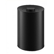 Ведро Keuco Plan 04989370037 для мусора, черный матовый