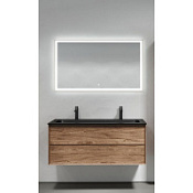 Мебель для ванной Sancos Marmi 2.0 120 MR2.0120ECH два смесителя, дуб чарльстон/черный