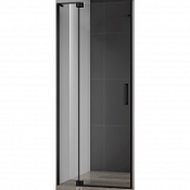 Душевая дверь в нишу Cezares Slider SLIDER-B-1-70/80-GRIGIO-NERO серый/профиль черный