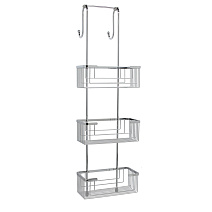 Полка WasserKRAFT K-71133 тройная, хром