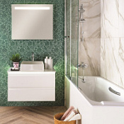 Мебель для ванной Jacob Delafon Madeleine EB2083-J51 80 со столешницей и подсветкой, белый матовый