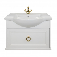 Тумба с раковиной Tessoro Foster TS-F9065-CH-W 65 подвесная, белый