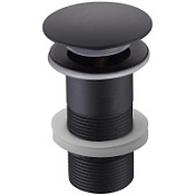 Донный клапан Aquatek AQ6000MB для раковины, черный матовый