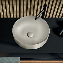 Раковина накладная Kerasan Nolita 534459 40x40 Grigio Matt