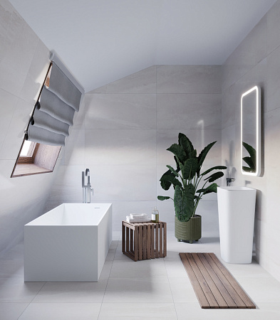 Раковина напольная NTBagno Marmolado NT606 51х41 белый матовый