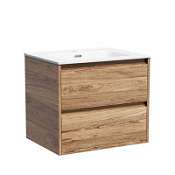 Тумба с раковиной Sancos Libra 60 LB60ECH дуб чарльстон/белый