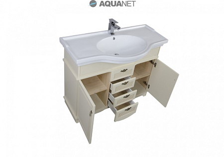 Тумба под раковину Aquanet Луис 00179728 110 бежевая