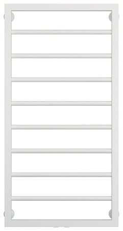 Полотенцесушитель водяной Сунержа Канцлер 30-0254-1050 1000x500 белый матовый