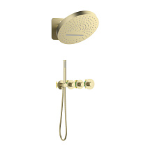Душевой комплект Timo Saona SX-2329/17SM золото матовое