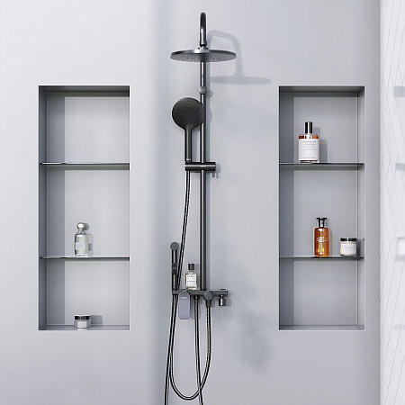 Душевая стойка Damixa Jupiter 977770300 черный