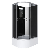 Душевая кабина Niagara Classic NG-2510-14RBK 120x80x200 стекло тонированное/профиль серебро