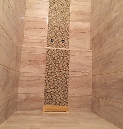 Душевой лоток Pestan Confluo Wall 13100061 позолота