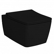 Унитаз подвесной VitrA Metropole 7672B083-0101 безободковый, черный матовый