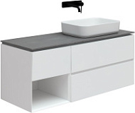 Тумба с раковиной Allen Brau Infinity 1.21007.WM 119.2 R белый матовый