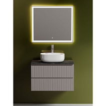 Мебель для ванной со столешницей Sancos Snob T 80 SNT80SM+TT80A1X Doha Soft/Black Sky