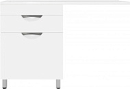 Тумба под раковину Style Line Жасмин 60 PLUS 1 ящик, корзина для белья, люкс белый