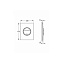 Кнопка смыва Grohe Nova Cosmopolitan 37601GN0 холодный рассвет - фото 2