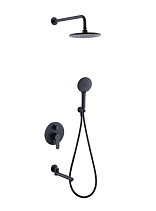 Душевой комплект ALMAes Ruver TVZ-8830 черный Душевой комплект ALMAes Ruver TVZ-8830 черный