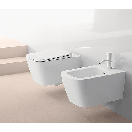 Унитаз подвесной GSI Nubes 961511 белый