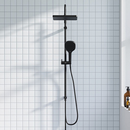 Душевая стойка Damixa Merkur 940000300 черный