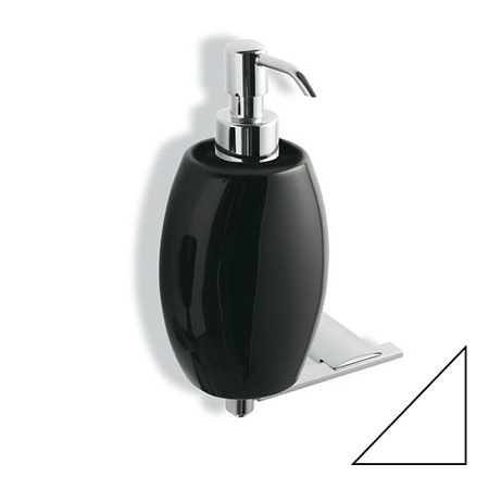 Дозатор для жидкого мыла Stil Haus Aria AR30(08-BI) хром/белый