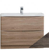 Тумба с раковиной BelBagno Ancona-N 100 rovere moro напольная